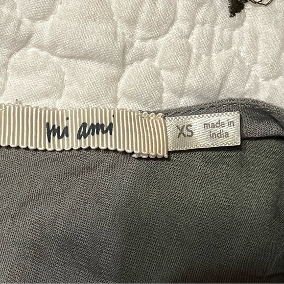 Mi Ami Gray Cut Out Sleeveless Mini Dress Size XS - Picture 4 of 8